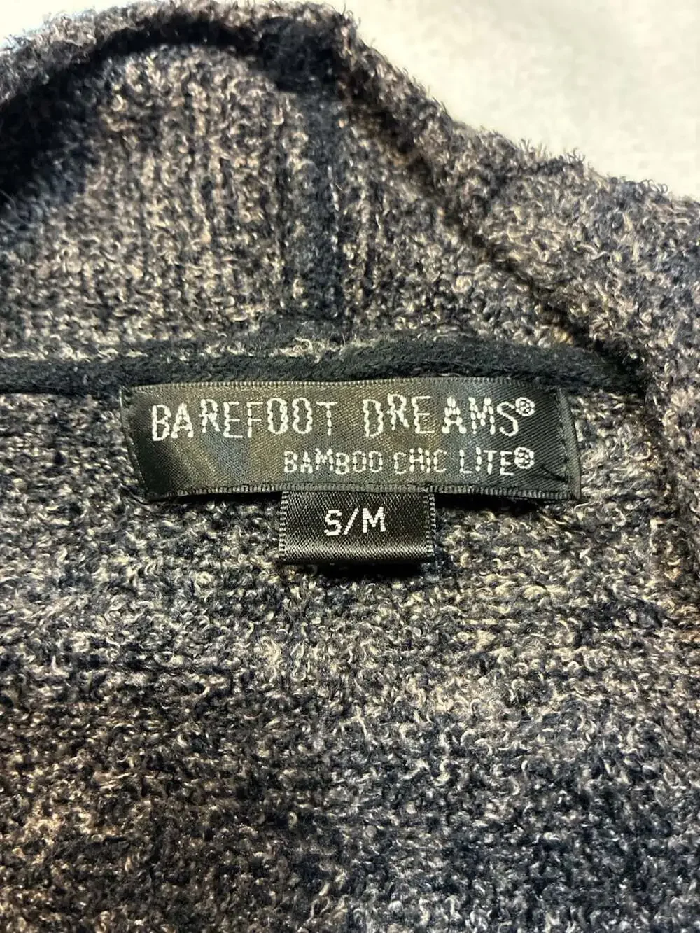 Barefoot Dreams Bamboo Chic Lite Style 436 Open Front Draped Cardigan